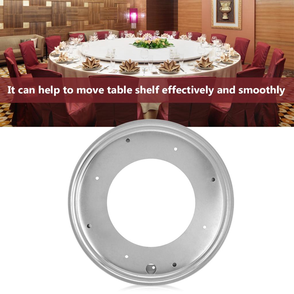 12inch Round Shape Galvanized Turntable Rotating Swivel Plate Kitchen Display Table Hardware