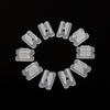 50Pcs 6*12Mm Led Strip Fix Clips Connector For Fixing 2835 Neon Light 220V Cob Plastic Buckle High Quality Flexible Accessories