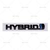 3D ABS HYBRID Logo Side Fender Rear Trunk Emblem Badge Car Sticker Decals For Prius Camry Crown Auris Rav4 Yaris L Highlander