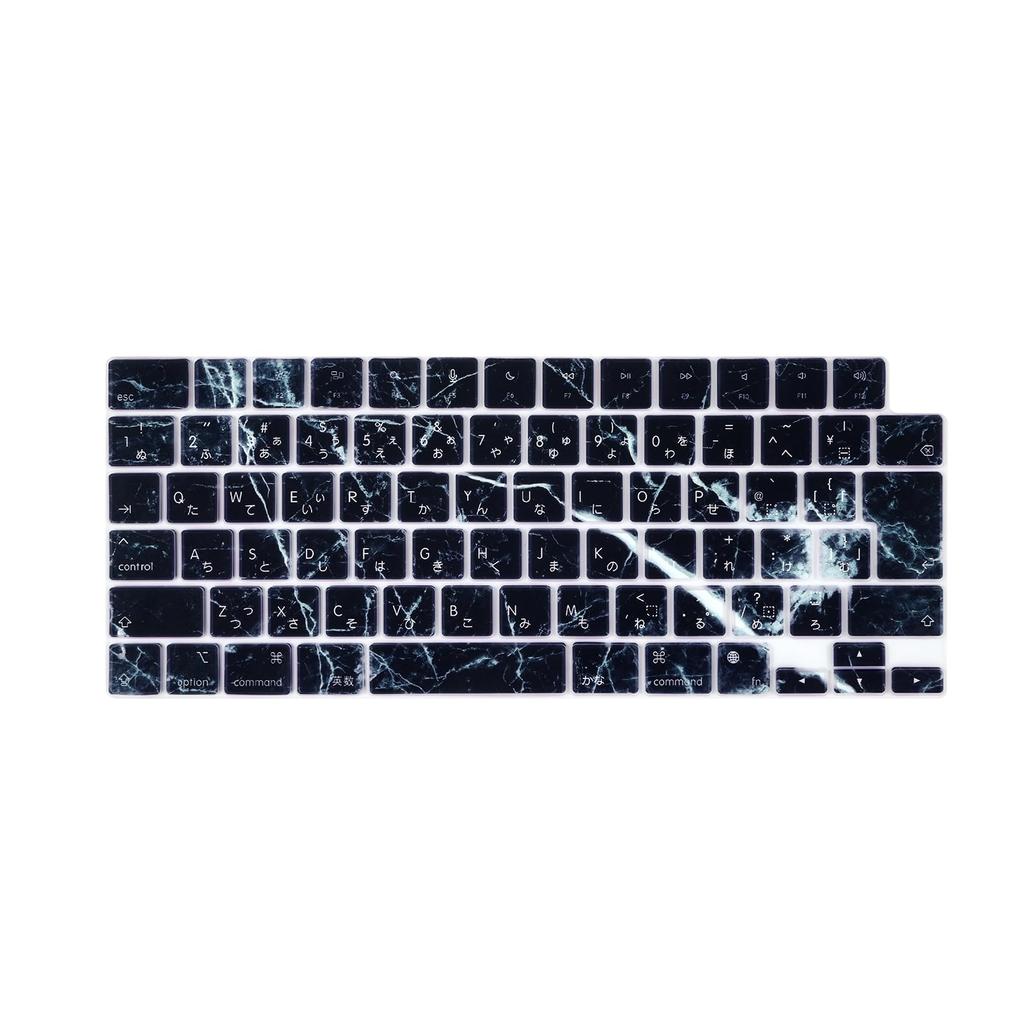Newseego Keyboard Cover for MacBook Air Pro 14 Pro 16 Compatible Japanese JIS Silicone Compatible Models Keyboard Protective Waterproof and Dustproof