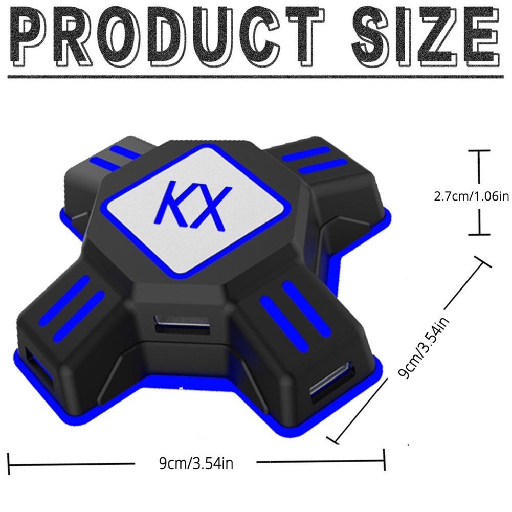 Adaptador Conversor de Teclado e Mouse, Controlador de Gamepad USB FPS Game, Teclado e Mouse Conversor para Nintendo Switch / Xbox One / PS4 / Consoles PS3