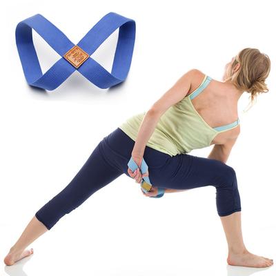 1 pz Cinturino Elastico da Yoga da Donna Cintura a 8 Corda per Trazione Yoga per Allenamento Polso Vita Gamba Accessori da Palestra Attrezzatura Fitness