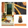 Cat Dog Costume Pumpkin Cloak for Halloween 2Pcs Pet Cosplay Accessory