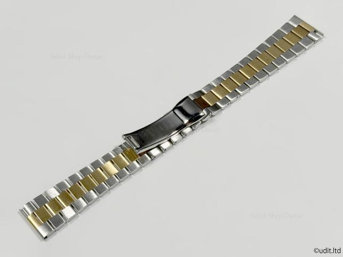[USED] 20mm Lug Width Rolex Compatible President Bracelet Combination Gold