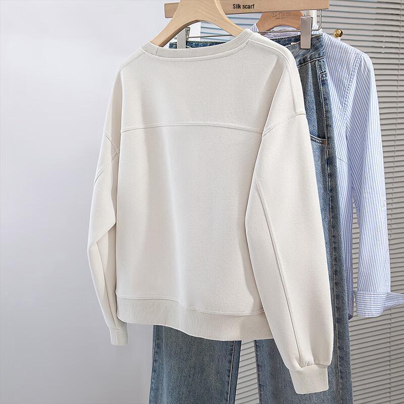 Damen 2025 Herbst Cartoon-Print Rundhals Locker Geschnittenes Sweatshirt