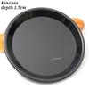 6, 7, 8, 9, 10 inches 1.6-1.9cm depth nonstick coating aluminium round shape pizza pans stones set pie pancake cheesecake mold