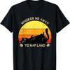 Funny Cat Vintage Retro, Whisker Me Away To Nap Land T-Shirt