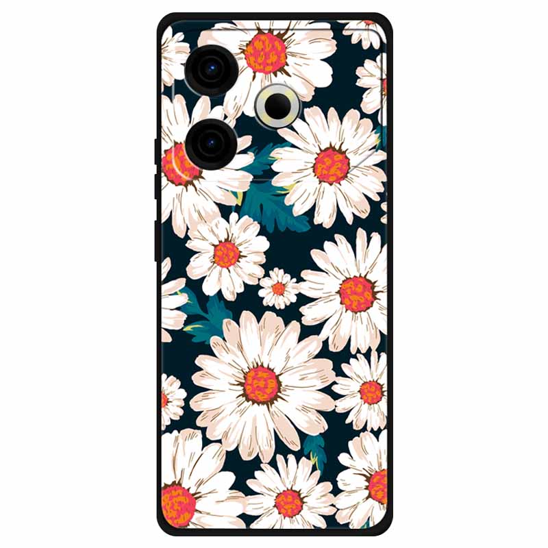 For Tecno Pova 6 Neo Case Silicone Soft Flower Space Fashion Cover For Tecno Phantom X2 Pro Cases Landscape Paint Covers Cute