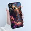For Oukitel C57S C57 Pro Plus Ultra Case BLU J12 Back Cover Cute Love Heart Rabbit Black TPU Soft Silicone Protective Phone Case