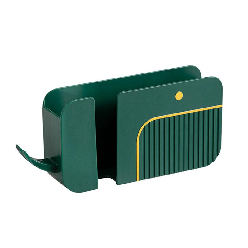 

Многофункциональная стойка для хранения без отверстий, настенный ящик для хранения мобильного телефона с дистанционным управлением, настенный держатель для хранения на кухне и в спальне