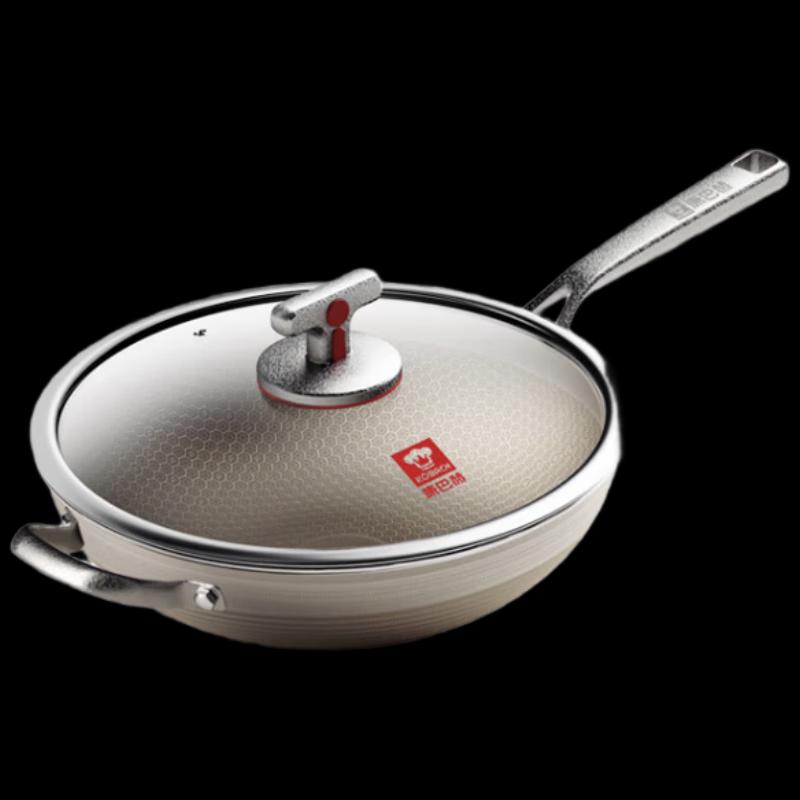 KOBACH KGT-J30Q Titanium Honeycomb Non-stick Wok