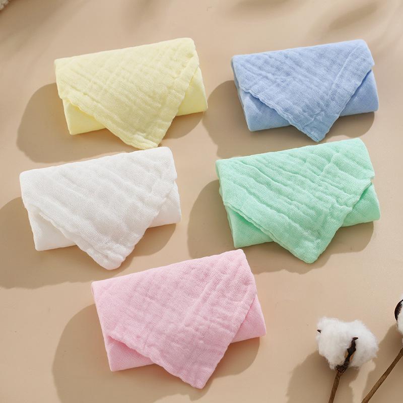 

Детская шестислойная марлевая салфетка из чистого хлопка и слюнявчик 30x30 cm