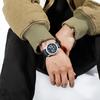 NAVIFORCE Original Men Quartz Watch Chronograph Mini Dial Calendar Date Leather Strap Luminous Hands 30m Waterproof Men Watch Gift NF8077