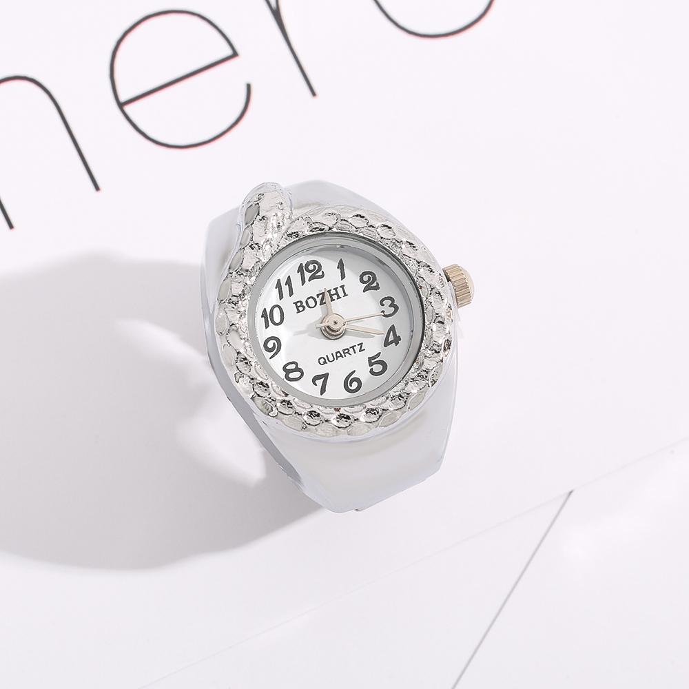 

Кольца Часы на палец Мода Вечеринка Кварцевые часы Унисекс Кольца для пары Ювелирные изделия Настоящие серый