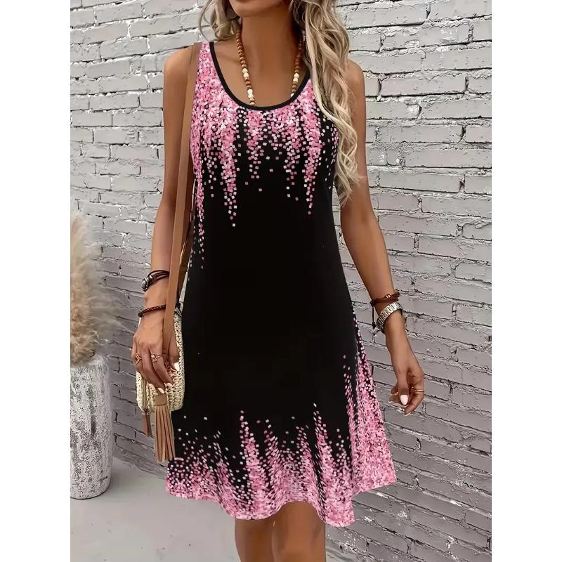 Women s fashionable  sleeveless tank top is suitable for daily casual wear in spring S