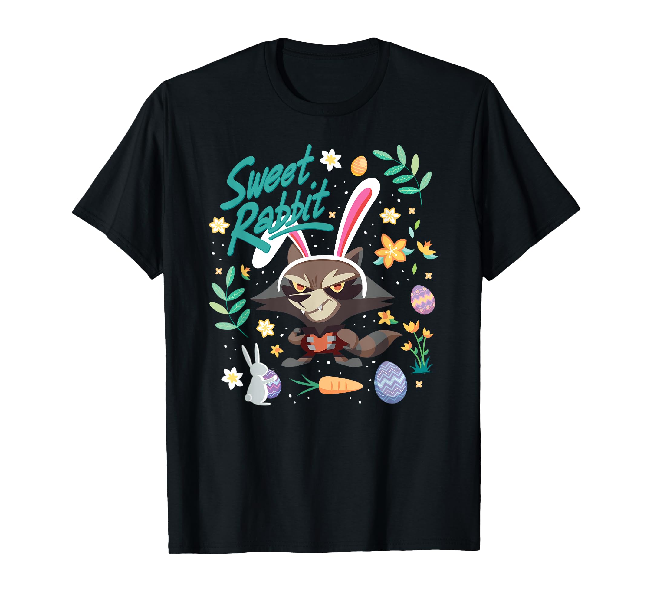 

Marvel Guardians of the Galaxy Rocket Sweet Rabbit Easter T-Shirt