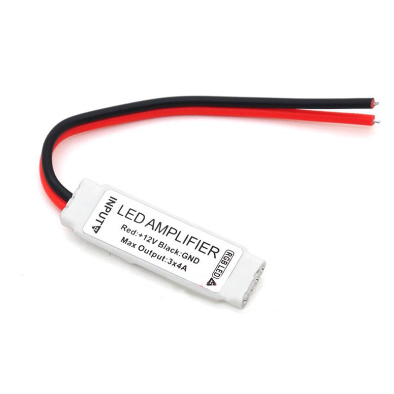 DC12V 3*4A 144W Mini Portable RGB LED Strip Amplifier Repeater For LED Strip RGB SMD 5050/2835/3528/5730/5630/3014
