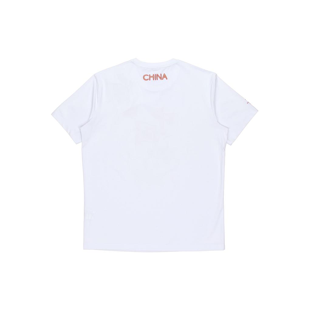 Anta Exclusive Collection T Shirts Unisex White Crew Neck Moderate Straight Fit 172130107-2