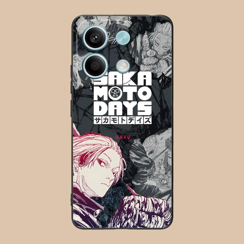 Sakamoto Days Gaku Phone Case for Xiaomi 15 14 13 12 Mi 11 T Ultra Lite Pro S X 5G Colorful Printing Cover Cellphones Pretty