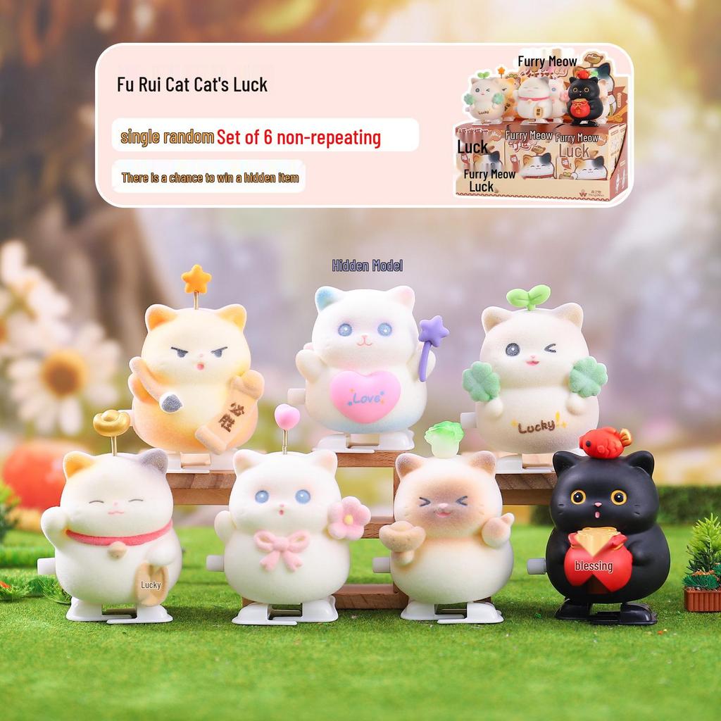 Qimo Pig Light-Activated Blind Box Cartoon Doll - Series 2 Office Ornament