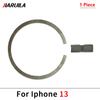 11Pcs, For Wireless Charging Magnet Module For iPhone 17 Pro Air 11 11 Mini 11 Plus 16 Pro Max Back Housing Magnetic Metal Ring