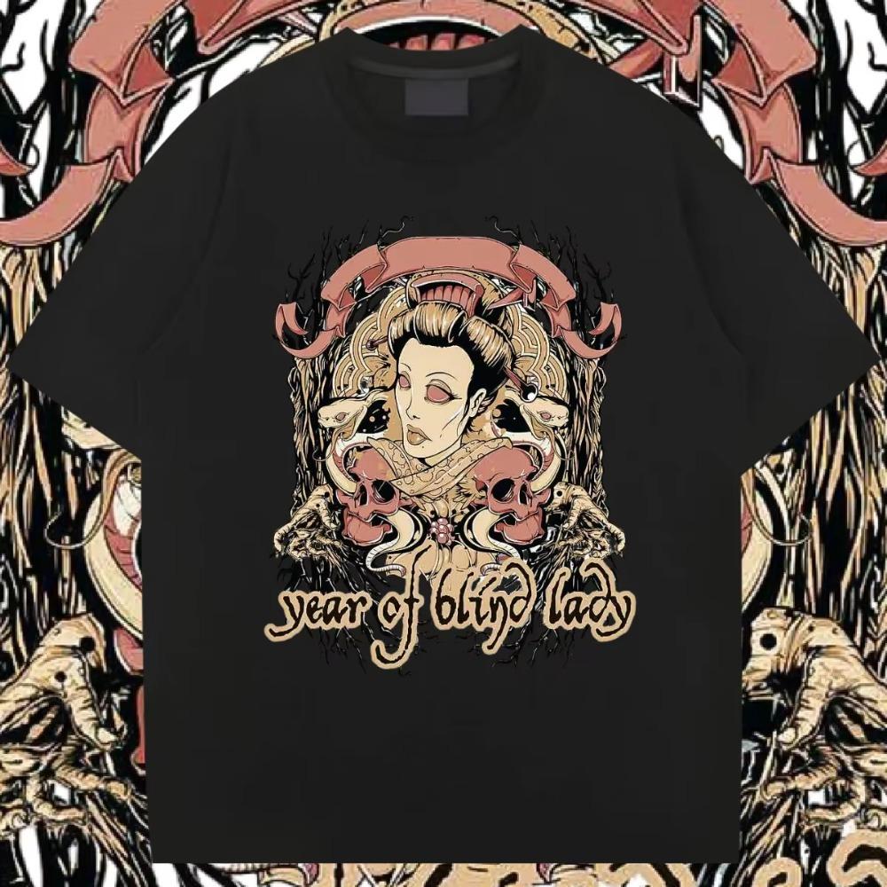 Loose Oversize Casual Aesthetic Sleeved Top Round Collar Unisex Clothes 2024 Summer Hot Sale XXL Slight Stretch Tshirt