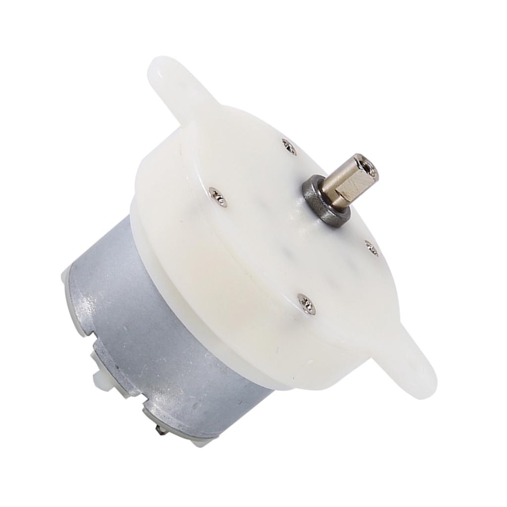 High Torque 12v DC Motor Slow Speed Electric Motor Gearbox 3RPM 4mm Shaft Diameter Micro Motor