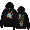 Rapper Bad Bunny Debi Tirar Mas Fotos DTMF Print Sweatshirt Unisex Hip Hop Vintage Kapuzenpullover Lässig Weiche Baumwolle Sweatshirt Locker Gemütlich und Vielseitig