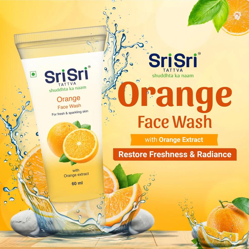 Oranges Gesichtswaschgel - Frischegefühl, 60 ml