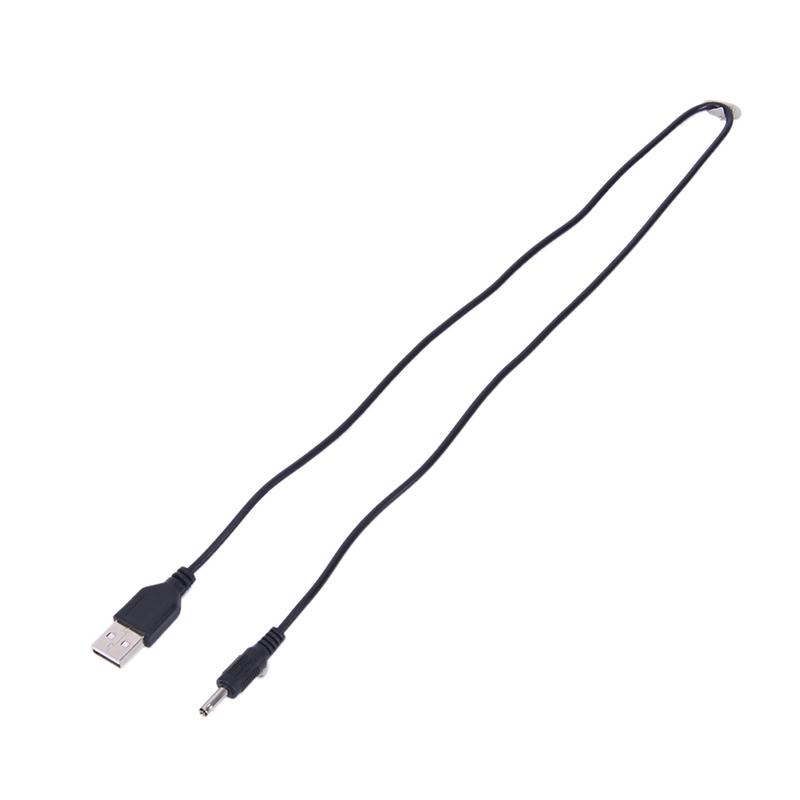 

USB To DC3.5mm Power Cable Charging For LED Flashlight Torch Electric Toothbrush 70cm чёрный