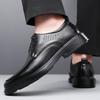 Men's Leather Lace-Up Wedding Shoes Mens Business Office Oxfords Flats Men Business Dress Footwear New Men Casual Shoes