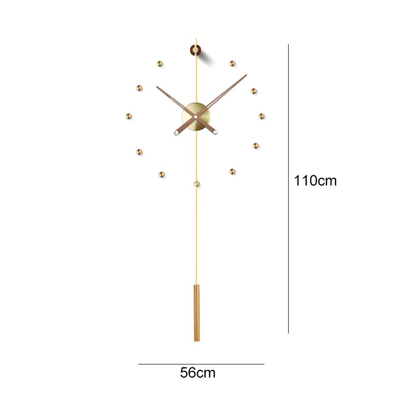 

Luxury Wall Clocks Living Room Creative Wall Watch Bedroom Silent Clocks Modern Simple Home Interior Decoration Accessories золотистий