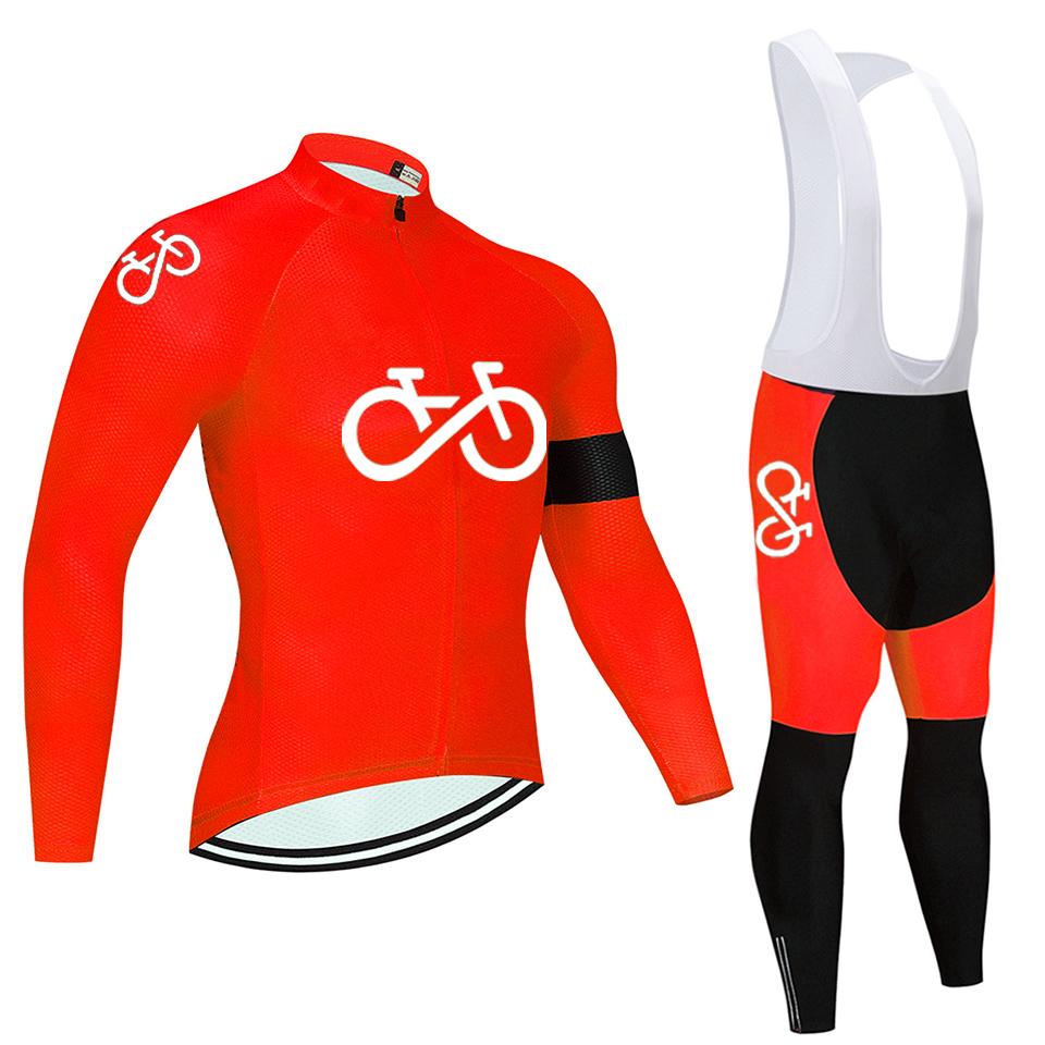 2026 Long Sleeve Bike Jerseys Pants For Men Latest Autumn Cycling Sets Pro Team Racing Sportswear Bicycle Suits Uniform