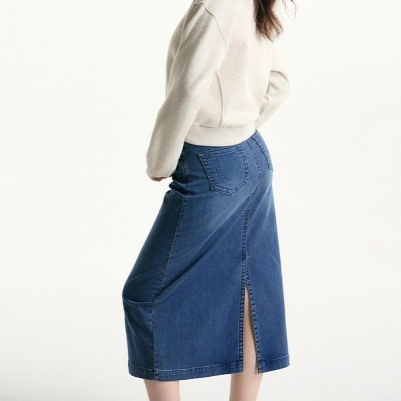 True ReLigion Women Denim Skirt TrL21sk51 L