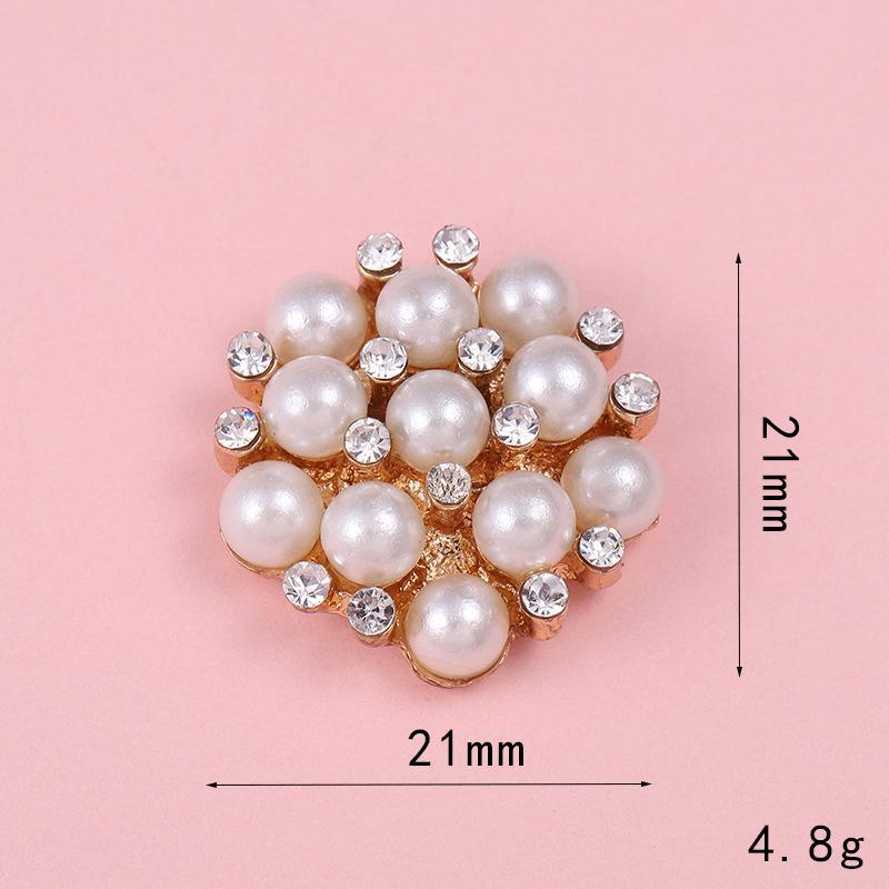 Creative Pearl Flower Diamond DIY Mobile Case Jewelry Accessories