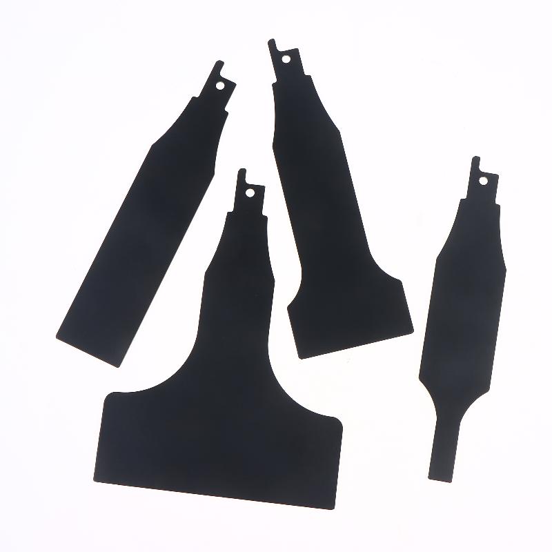 1/4Pcs Reciprocating Saw Scraper , High Carbon Steel Tile Cleaning Tool For Removing Mortar And Adhesive From Ceramic Wall