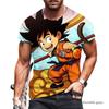 2026 Summer Unisex Quick Dry Fitness Goku T-shirt Anime Dragon Ball Kakarot Vegeta Super Saiyan Oversized