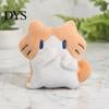 Cute Plush Cat Toy Cartoon Pendant, Stuffed Kitten Bag Backpacks Charm, Animal Pendant Keychain Car Rearview Mirror Decorative Accessory Compact