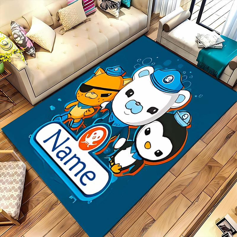 Custom personalization Octonauts Area Rug - Perfect For Kitchen, Bathroom,Laundry Room Decor Large Size Available,Gift All Seasons