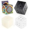 Hochwertiger Lernwürfel für Kinder und Erwachsene, leichtgängige Drehung, schwarz-weißes Design