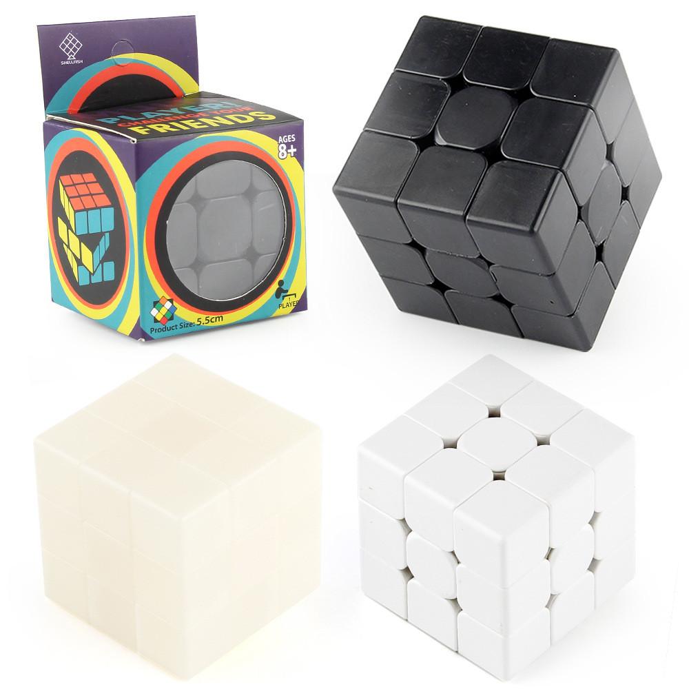 Hochwertiger Lernwürfel für Kinder und Erwachsene, leichtgängige Drehung, schwarz-weißes Design