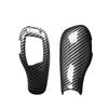 2Pcs/Set LHD Carbon Fiber Car Gear Shift Knob Cover Trim Interior Gear Shift Collars For BMW X5 X6 1/2/3/4/5/6 Series