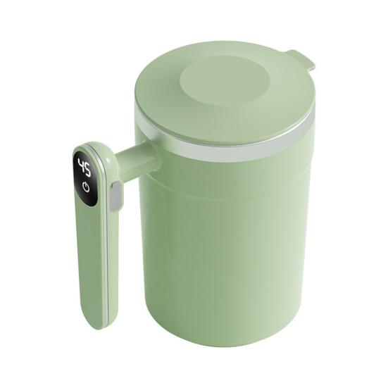 Automatic Magnetic Stirring Mug Rechargeable Blender Cup with Detachable Stirrer Portable Electric Mixing Mug for Hot Chocolate Protein Shakes Coffee