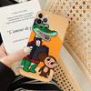 Cheburashka Handyhülle Silikon Weich für iphone 14 13 12 11 Pro Mini XS MAX 8 7 6 Plus X XS XR Hülle