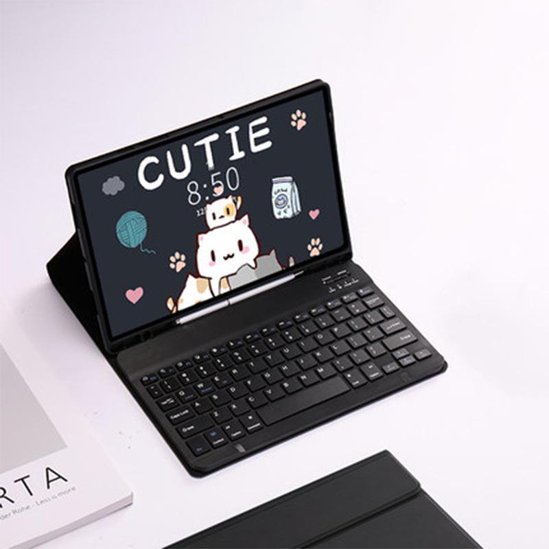 2025 Magic Bluetooth Keyboard & Silicone Case for iPad 11/Air11 - A16 Magnetic Detachable Leather Keyboard.
