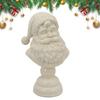 Christmas Statue Home Decor Resin Santa Claus Ornaments  Half Body Figurine Statue for Home Dorm Bedroom Desktop Decorations