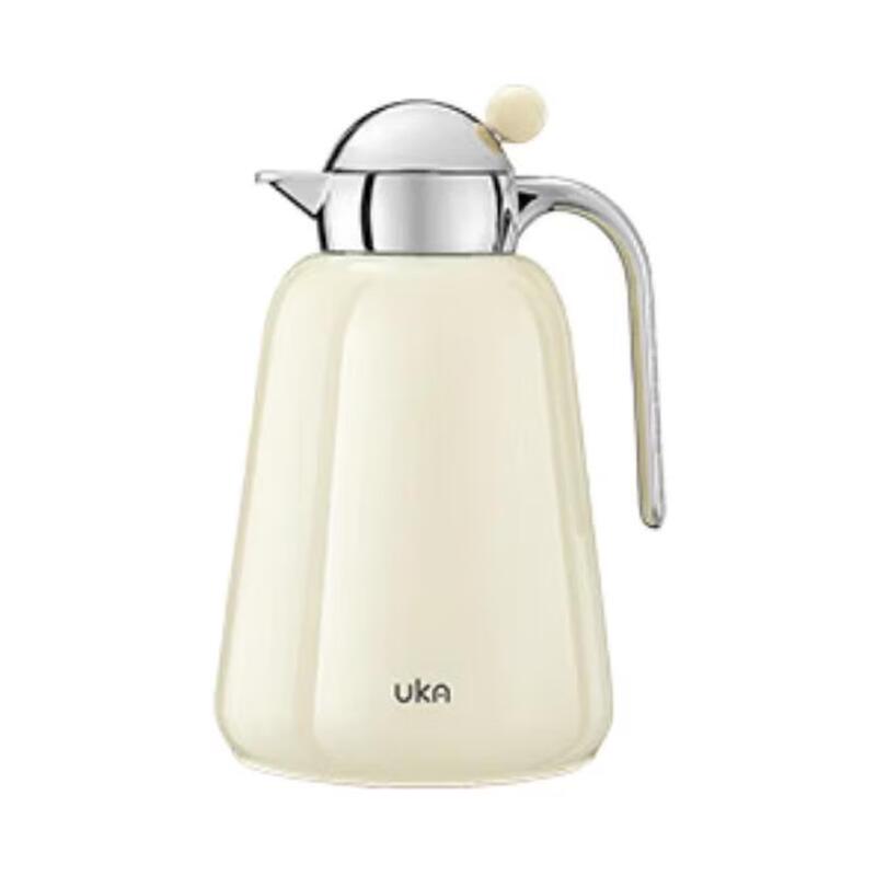 UKA Phantom Silver Vacuum Flask with Tea Infuser