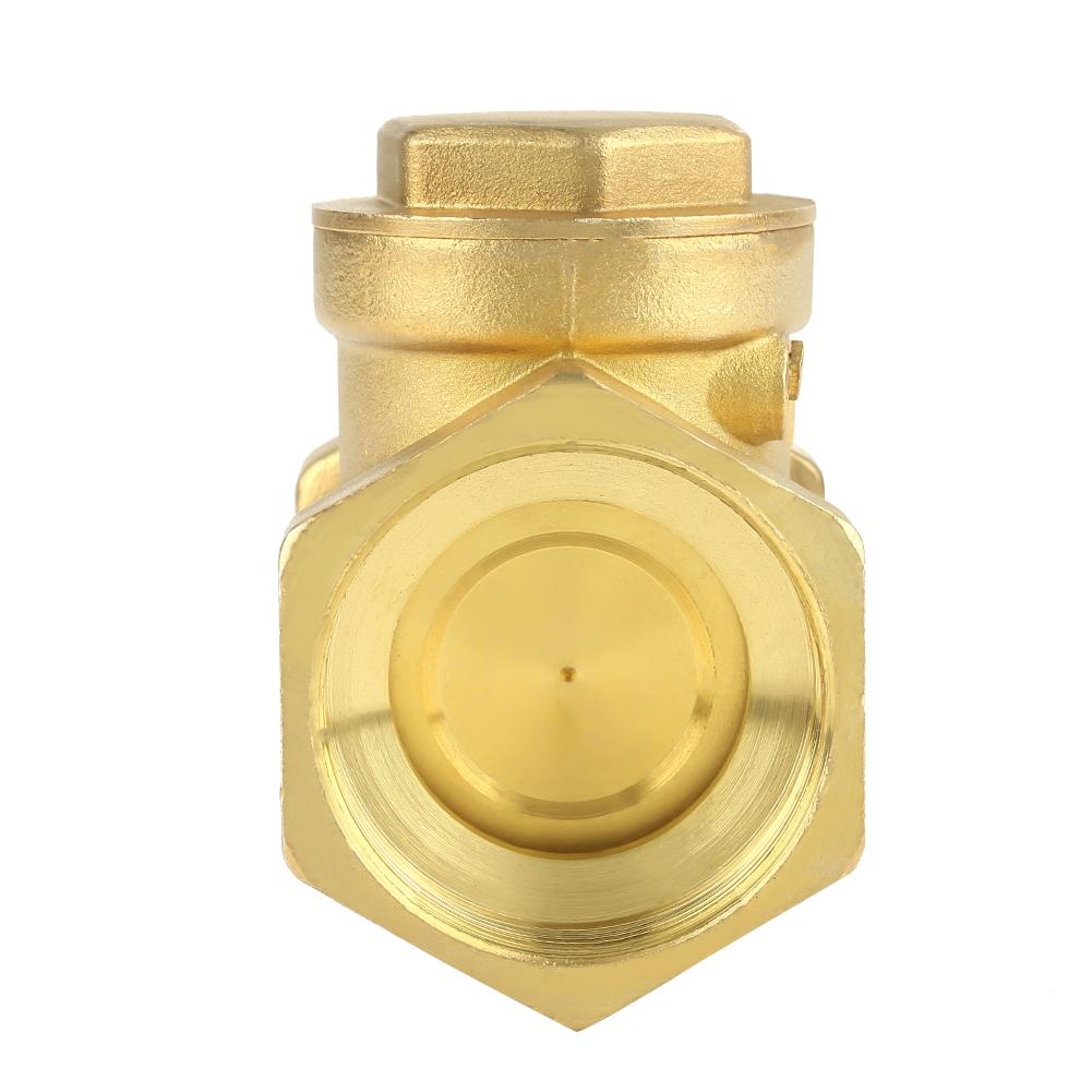 DN40 Female Thread Brass NOn Return Swing Check Valve 232PSI Prevent Water Backflow