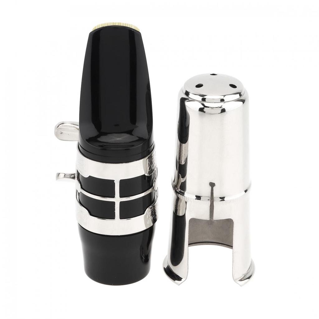 Cheap Alto bE Saxophone Mouthpiece Carved Flower Gold Plated Ligature