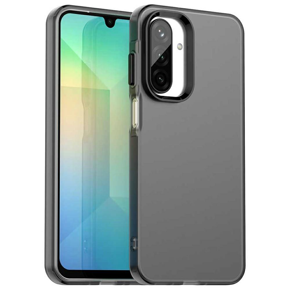 

For Samsung Galaxy A26 5G Case PC+TPU+PET Matte Anti-Drop Phone Back Cover Black